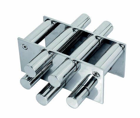 Double Row Magnetic Grate without Diverters